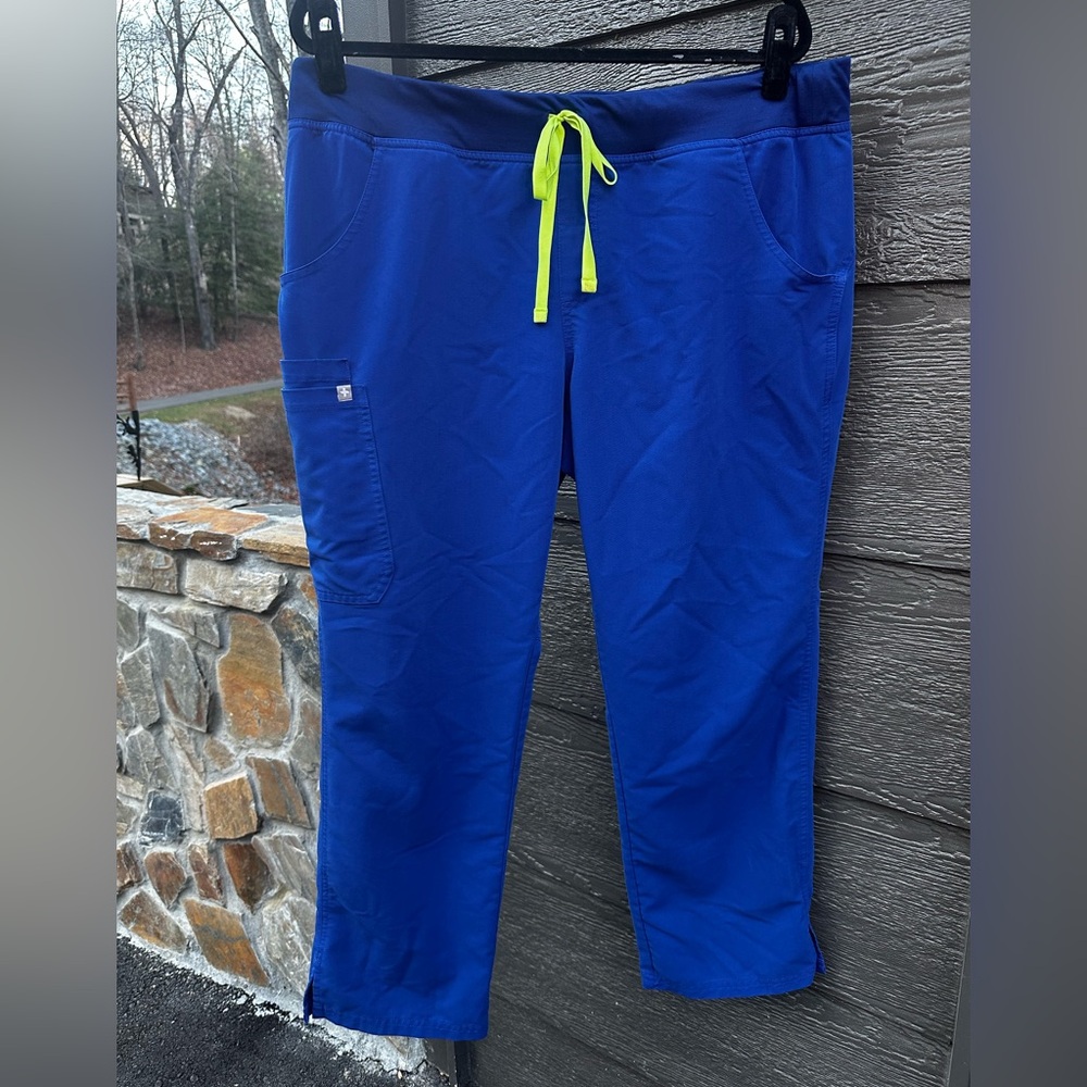 FIGS Technical Collection Royal Blue Scrub Pants Women's XL